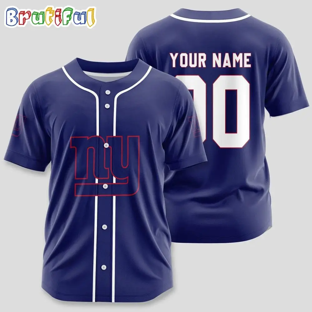 NFL New York Giants Limited Edition Personalized Baseball Jersey