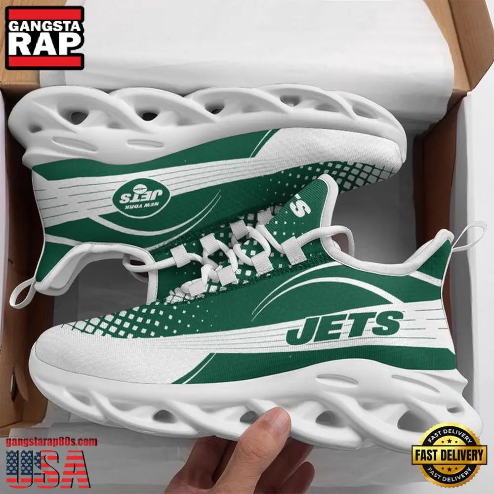 NFL New York Jets New Design 2025 Max Soul Shoes Running Sneakers