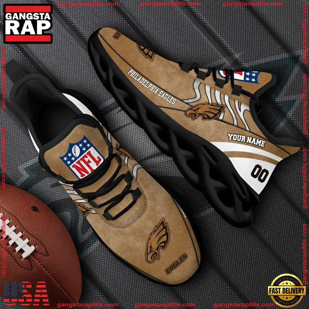 NFL Philadelphia Eagles New Design Max Soul Shoes, Running Sneakers