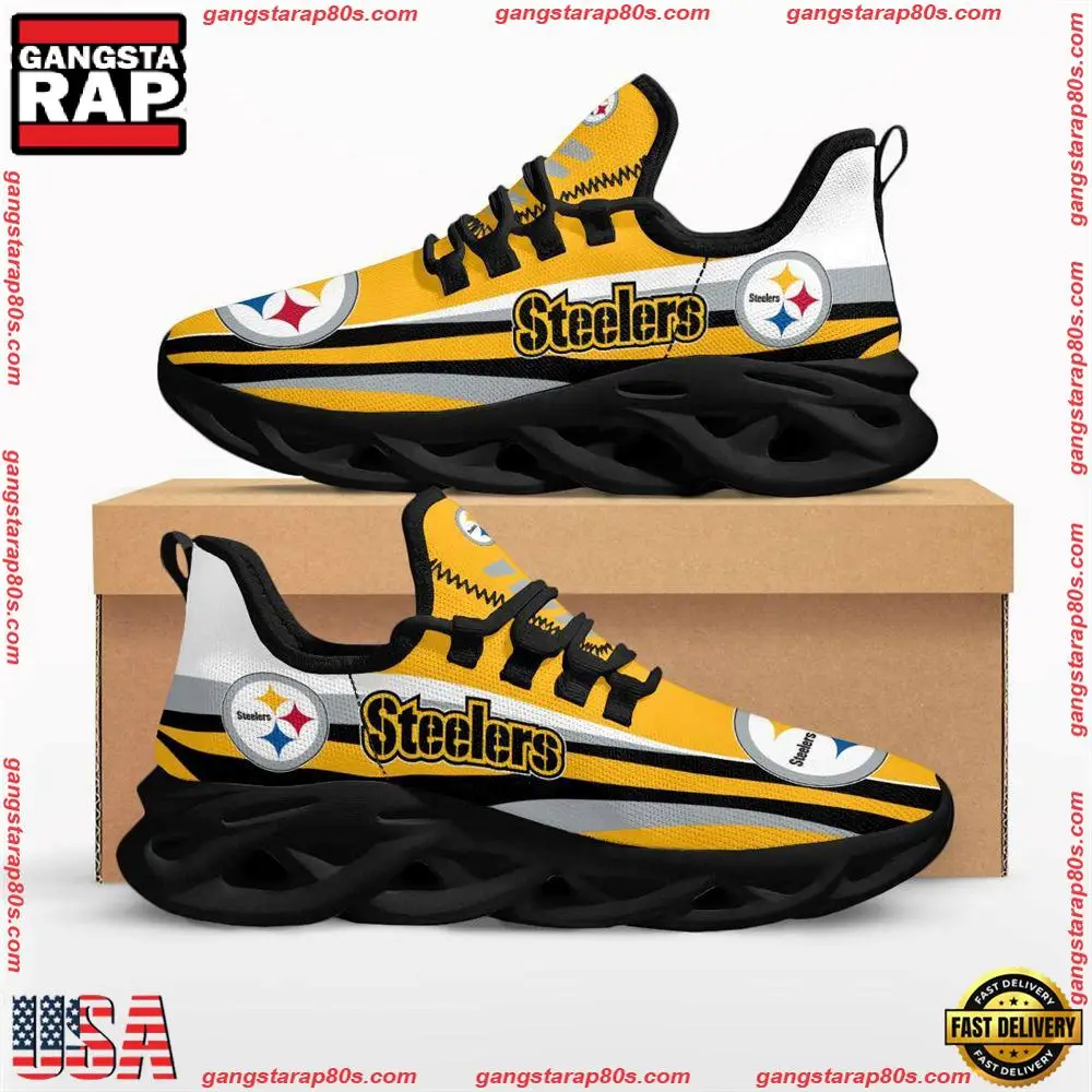 NFL Pittsburgh Steelers Max Soul Running Shoes