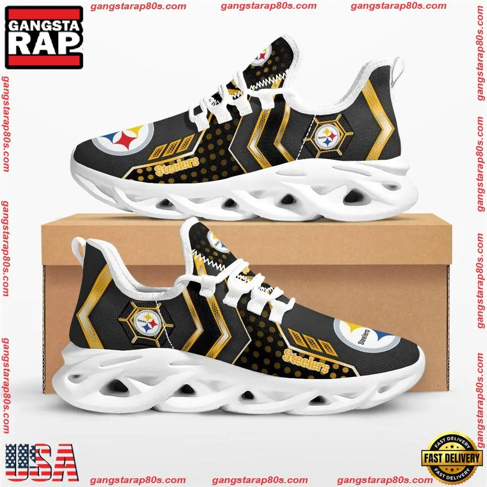 NFL Pittsburgh Steelers Pro Standard Max Soul Shoes Running Sneakers
