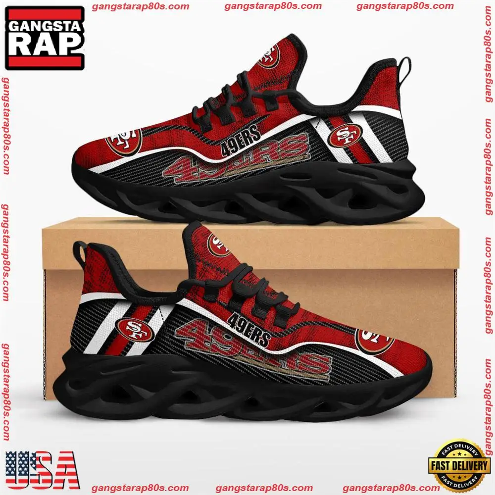 NFL San Francisco 49ers Jumpstart Max Soul Shoes Running Sneakers Running Sneakers