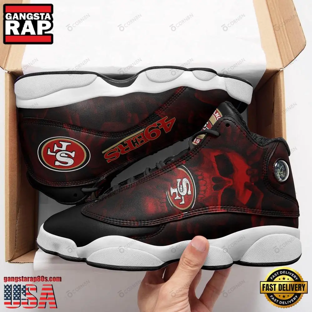 NFL San Francisco 49ers Sport New Design Air Jordan 13 Running Sneakers Shoes