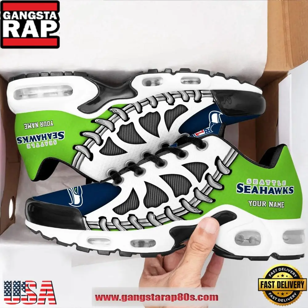 NFL Seattle Seahawks Unique Design 2026 Custom Air Max Plus Shoes Running Sneakers