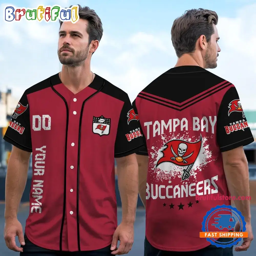 NFL Tampa Bay Buccaneers Personalized Baseball Jersey