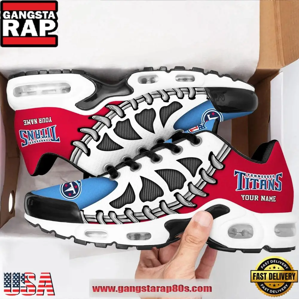 NFL Tennessee Titans Unique Design 2026 Custom Air Max Plus Shoes Running Sneakers