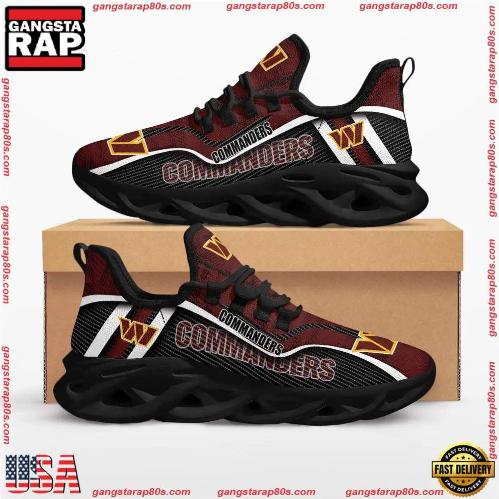 NFL Washington Commanders Jumpstart Max Soul Shoes Running Sneakers Running Sneakers