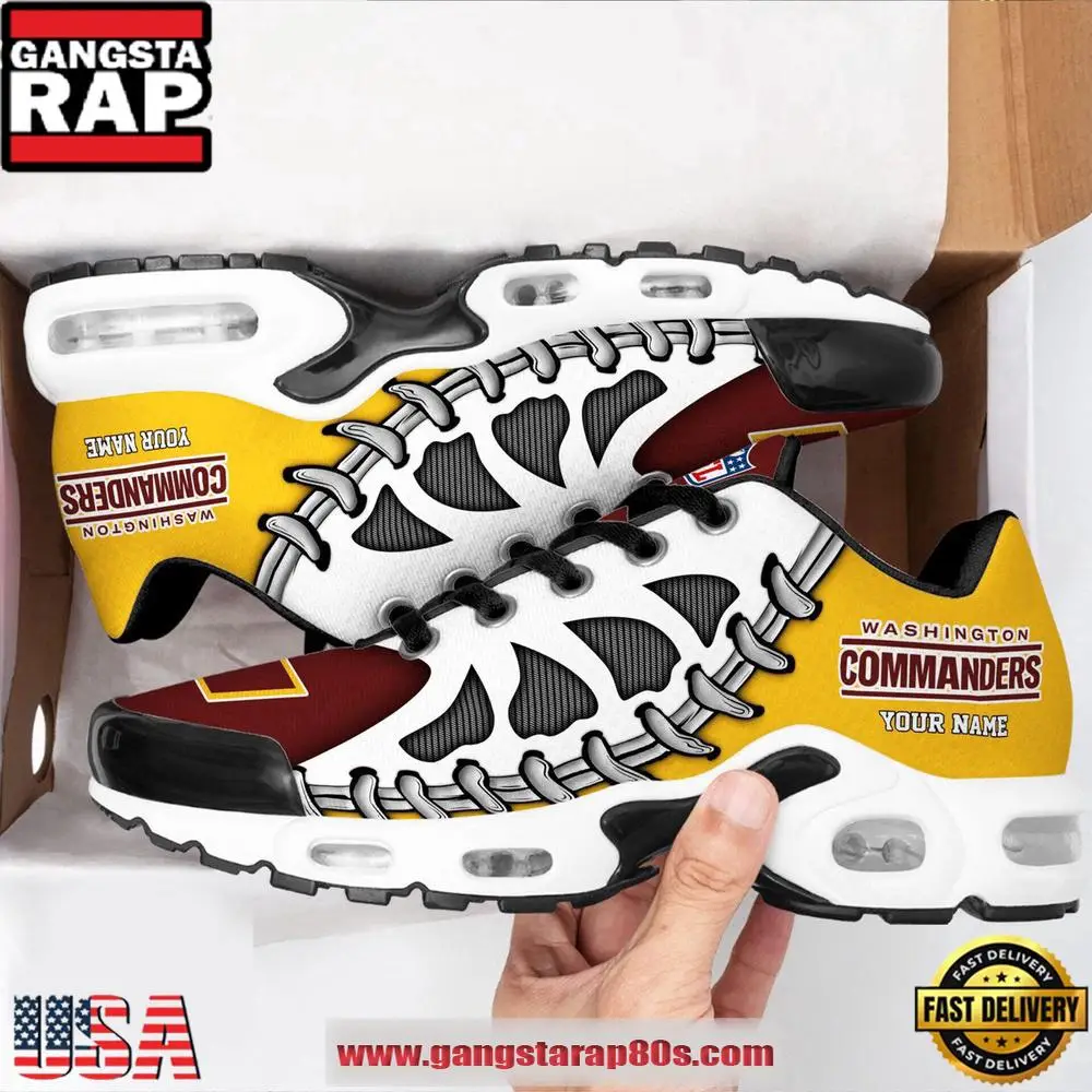 NFL Washington Commanders Unique Design 2026 Custom Air Max Plus Shoes Running Sneakers NFL Washington Commanders Unique Design 2026 Custom Air Max Plus Shoes Running Sneakers - Image 1