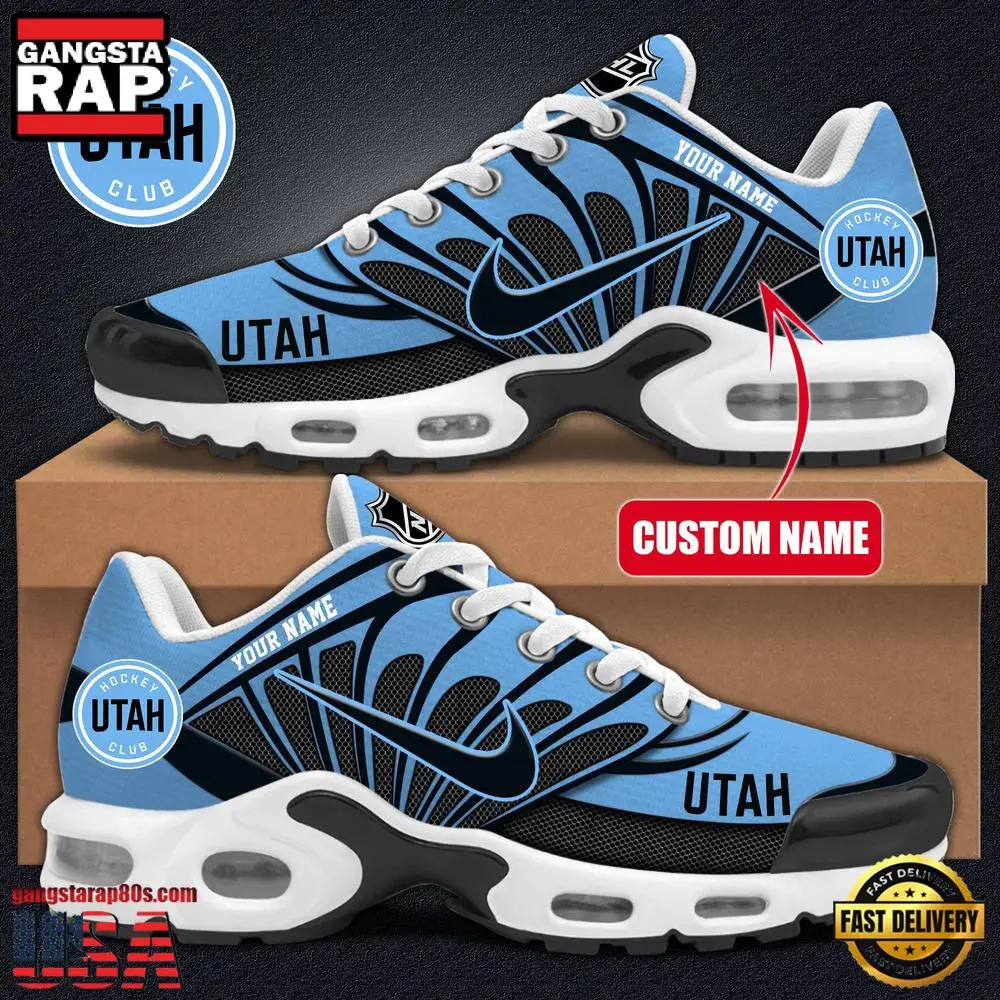 NHL Custom Name Utah New Design Air Max Plus Shoes Running Sneakers