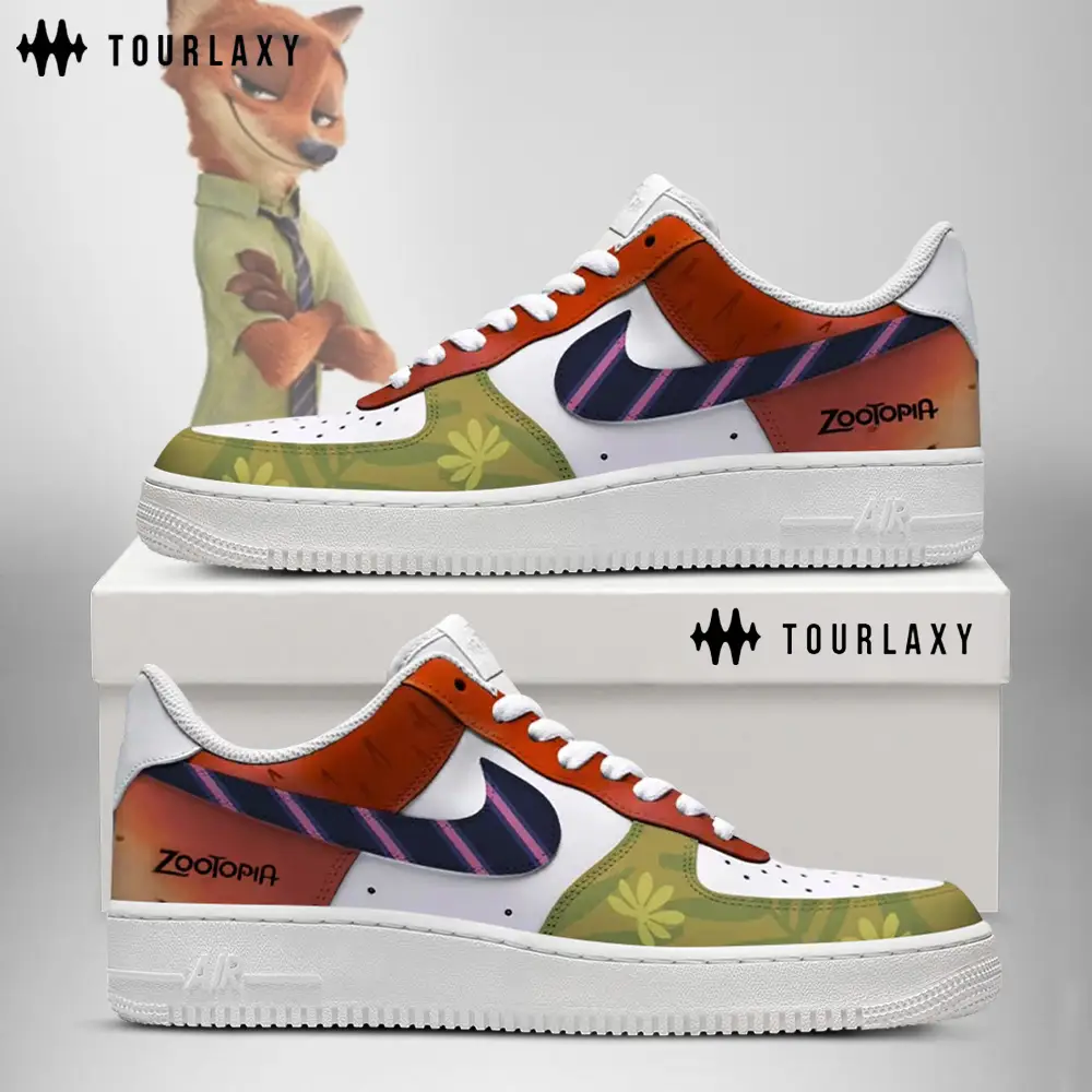 Nick Wilde Zootopia Air Force 1 Shoes 