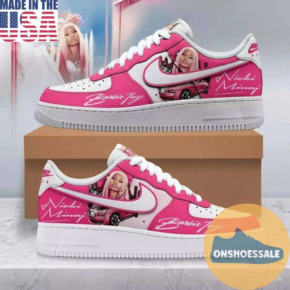 Nicki Minaj Barbie Tingz Air Force 1 Shoes, Gift For Fans - Best Gift Shoes