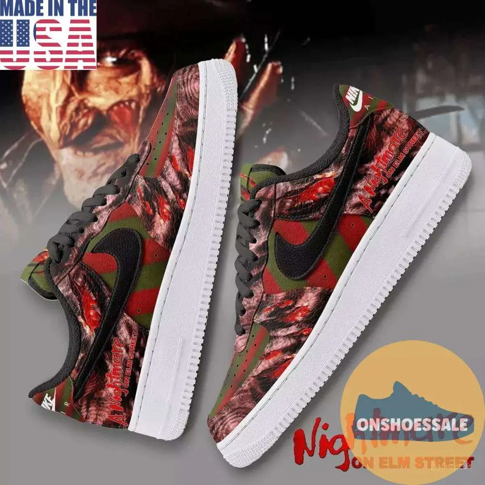 Nightmare On Elm Street True Horror Movie Air Force 1 Shoes, Gift For Fans - Best Gift Shoes