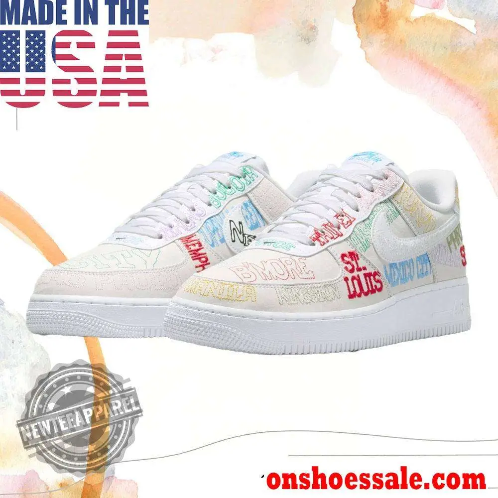 Nike Air Force 1 Low On World Tour Shoes, Gift For Fans - Best Gift Shoes