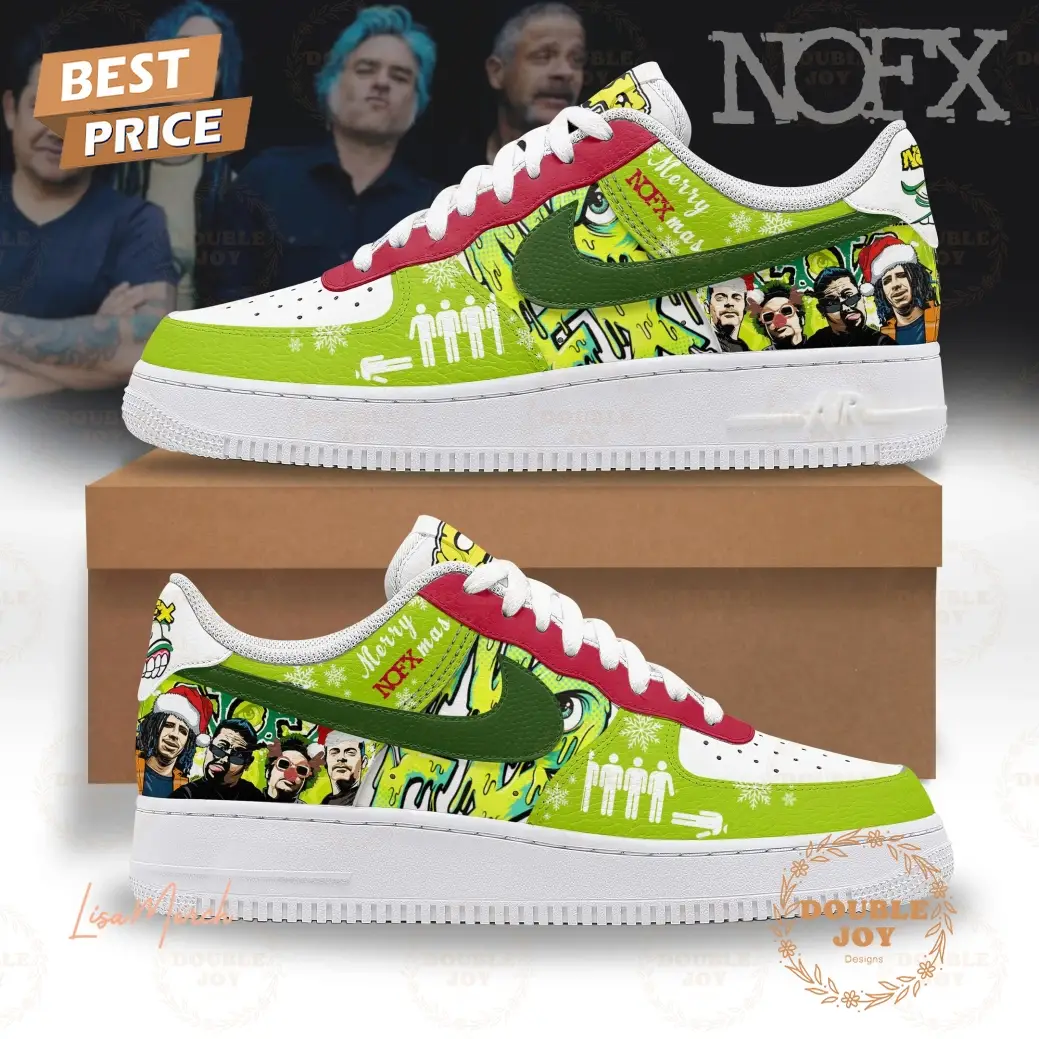 NOFX Rock Band Merry Nofxmas Air Force 1 Sneakers