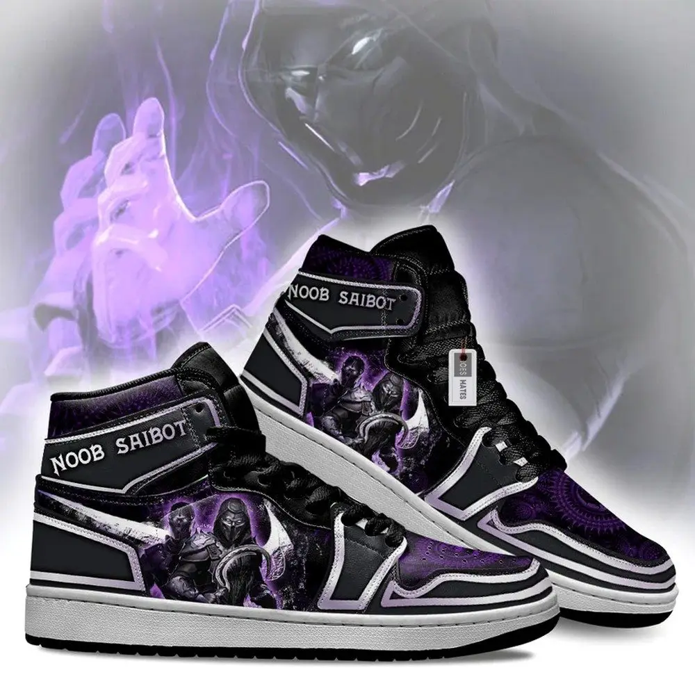 Noob Saibot Mortal Kombat AJ1 High Top Shoes