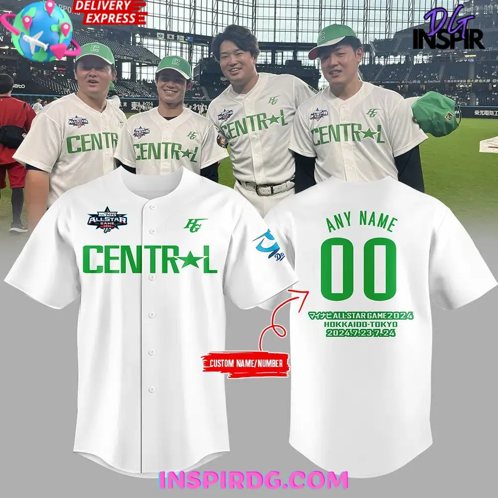 Npb Chunichi Dragons All-Star Game Player Green Baseball Jersey