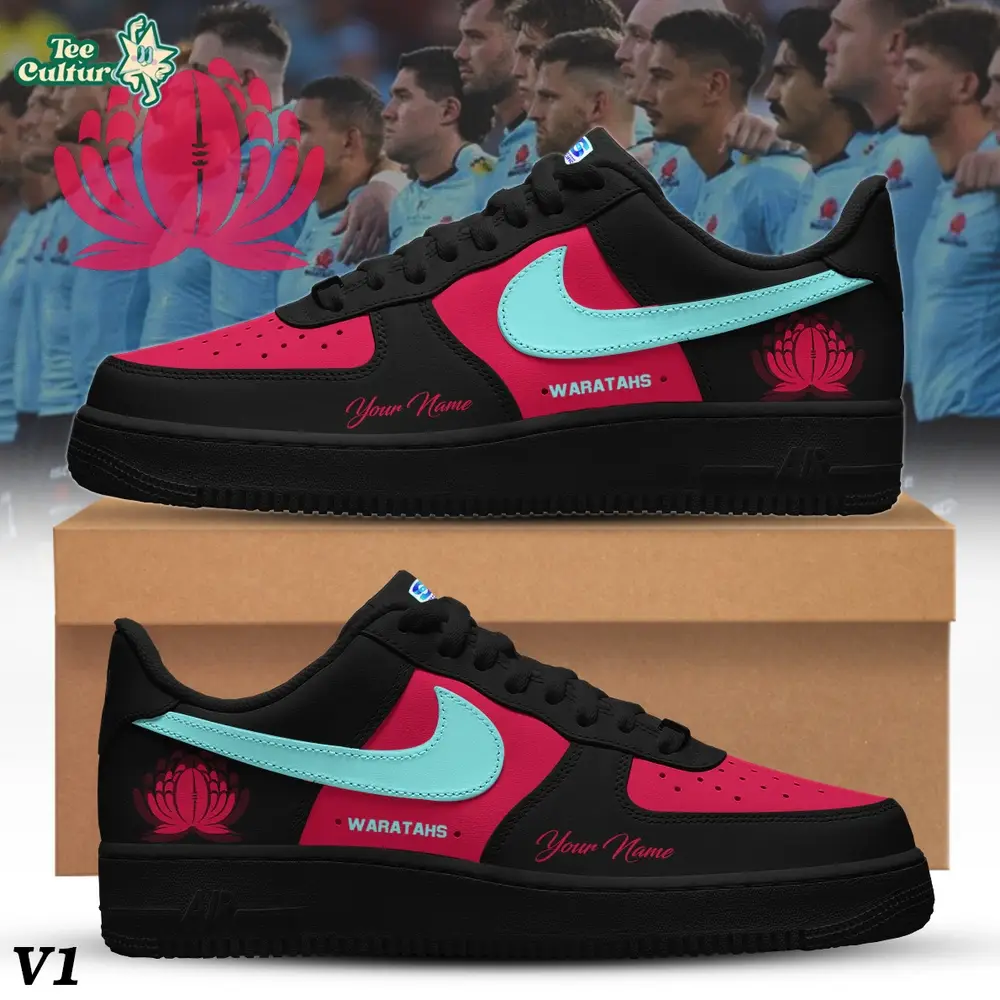 NSW Waratahs Custom Low Top Sneakers Rugby Limited Shoes