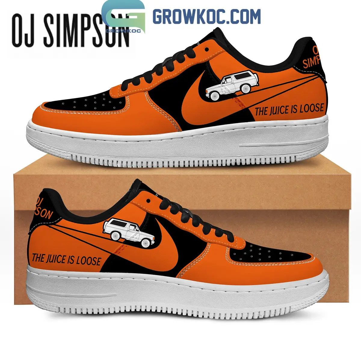 O. J. Simpson The Juice Is Loose Air Force 1 Shoes