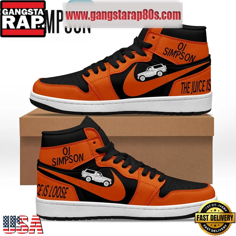 O. J. Simpson The Juice Is Loose Air Jordan 1 Sneakers Shoes