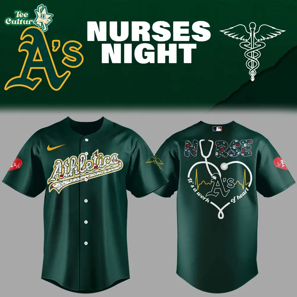 Oakland Athletics 2026 Nurses Appreciation Night MLB Special Jersey