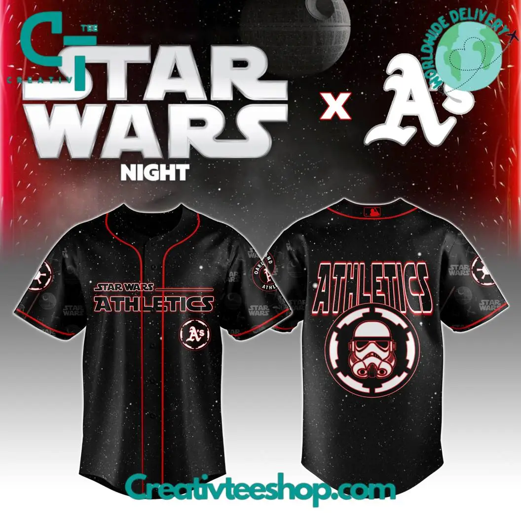 Oakland Athletics Mlb X Star Wars Night 2025 Special Edition Baseball Jersey