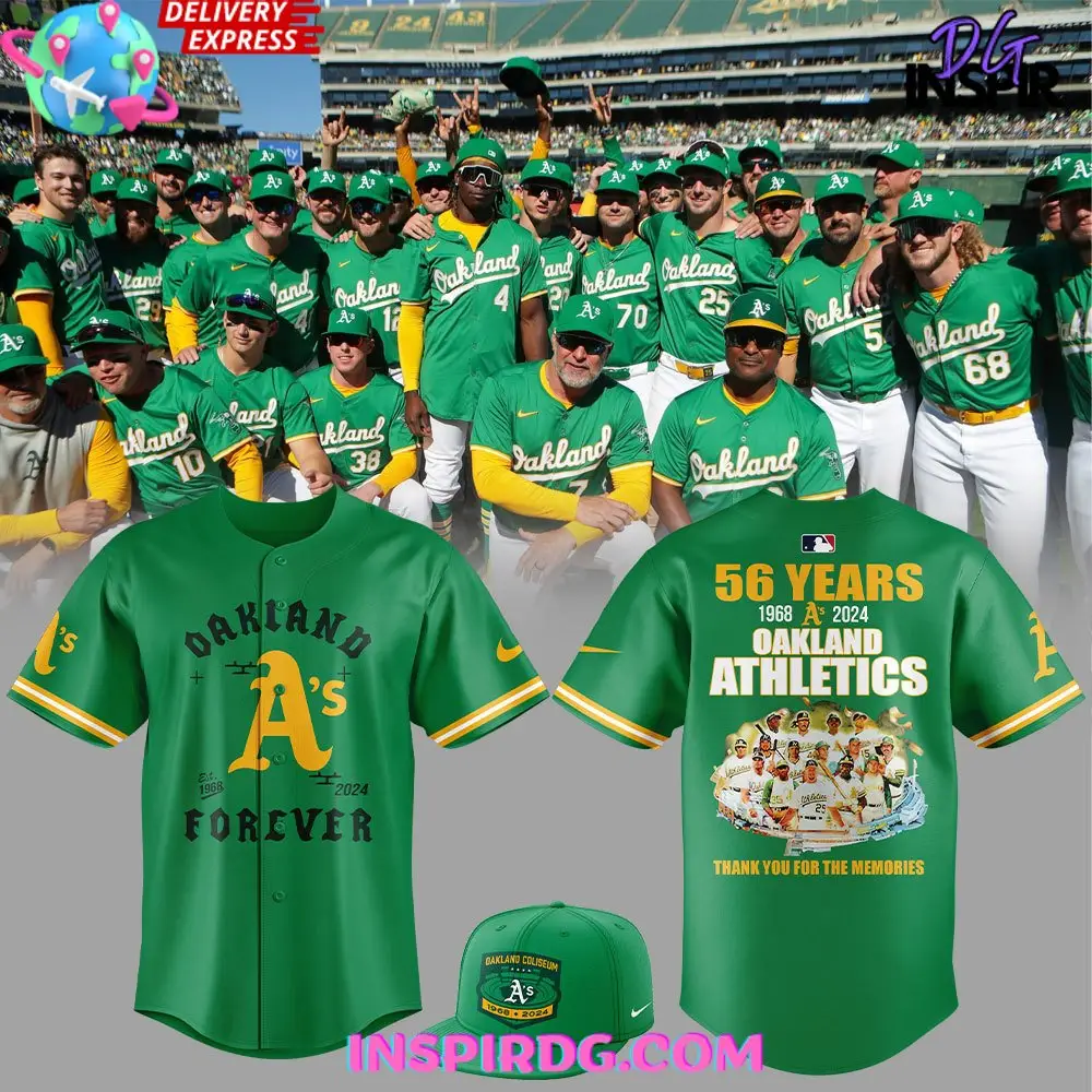 Oakland Athletics Thank You For The Memories 2024 Baseball Jersey