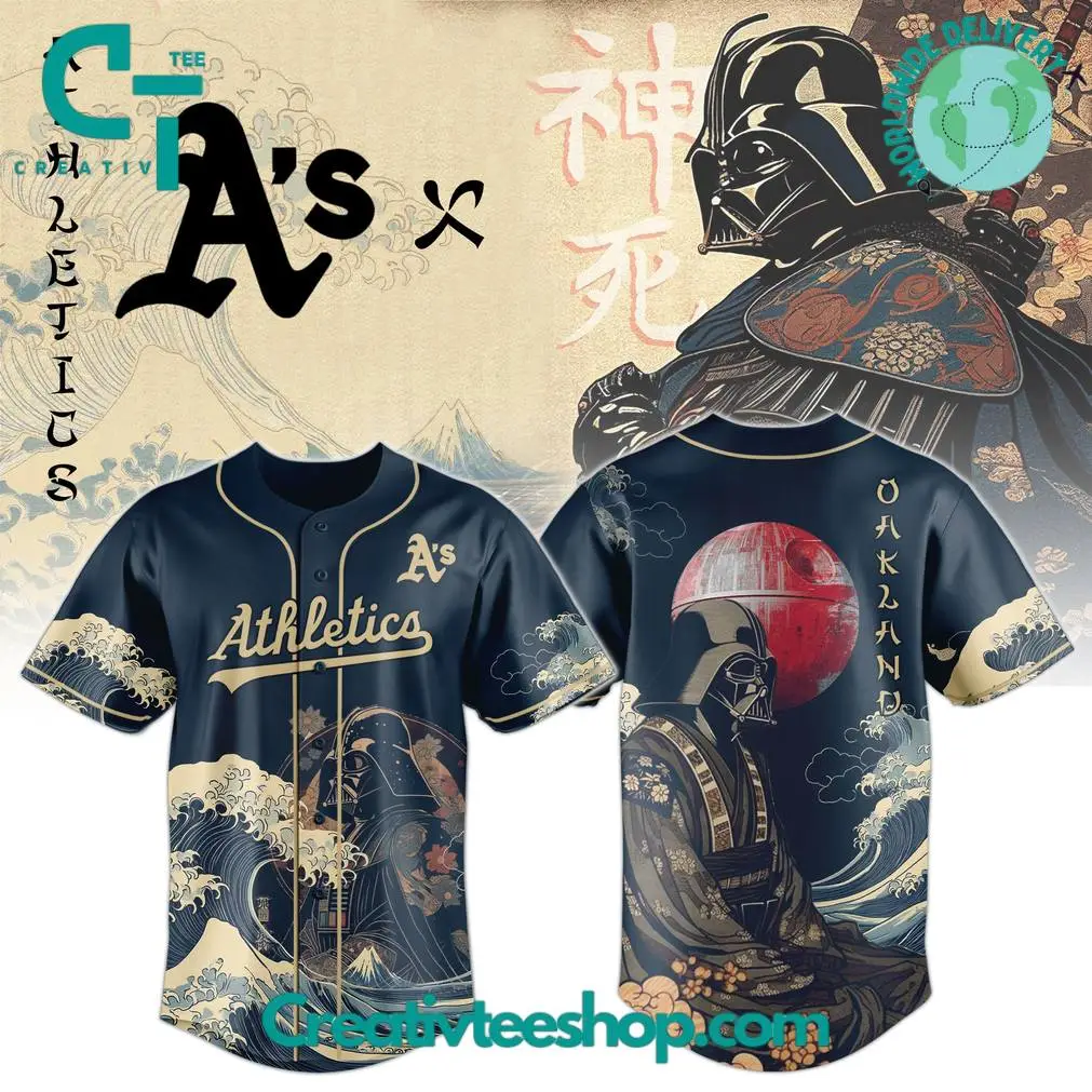 Oakland Athletics X Lord Vader Japan Edition 2025 Baseball Jersey