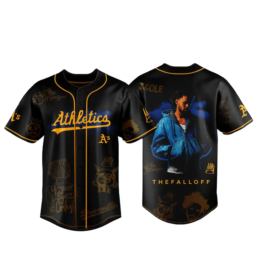 Oakland Athletics x The Fall Off World Tour 2026 Baseball Jersey - Tazila Oakland Athletics x The Fall Off World Tour 2026 Baseball Jersey - Tazila - Image 1