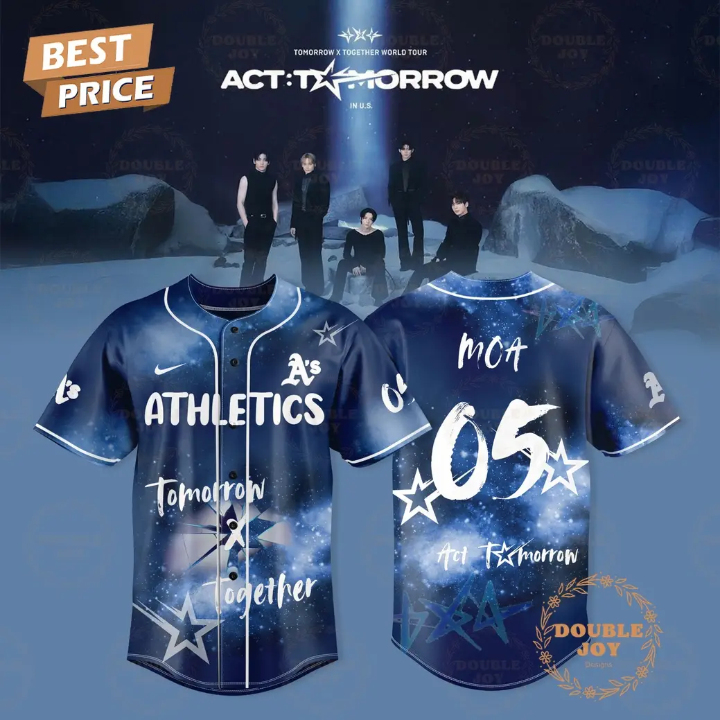 Oakland Athletics x TOGETHER World Tour ACT:TOMORROW Limited Edition Baseball Jersey