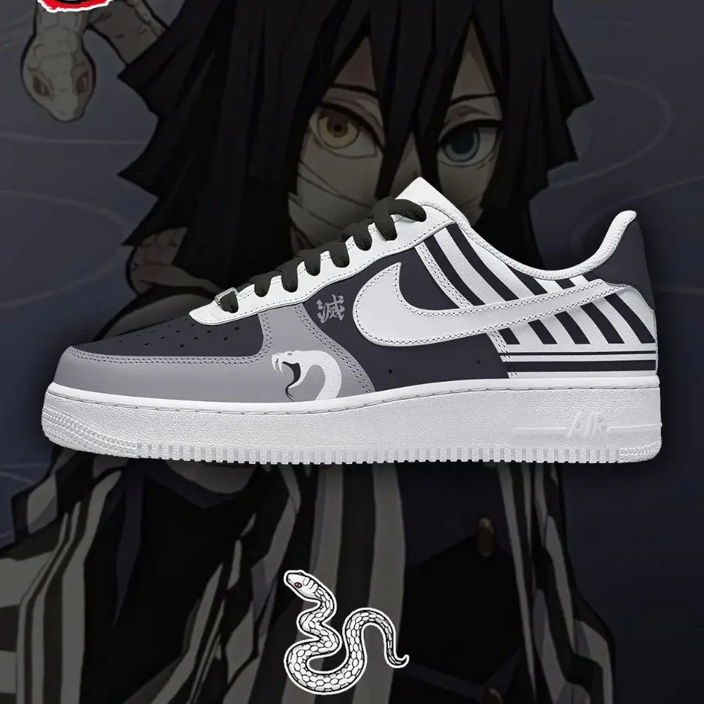 Obanai Iguro Demon Slayer AF1 Shoes
