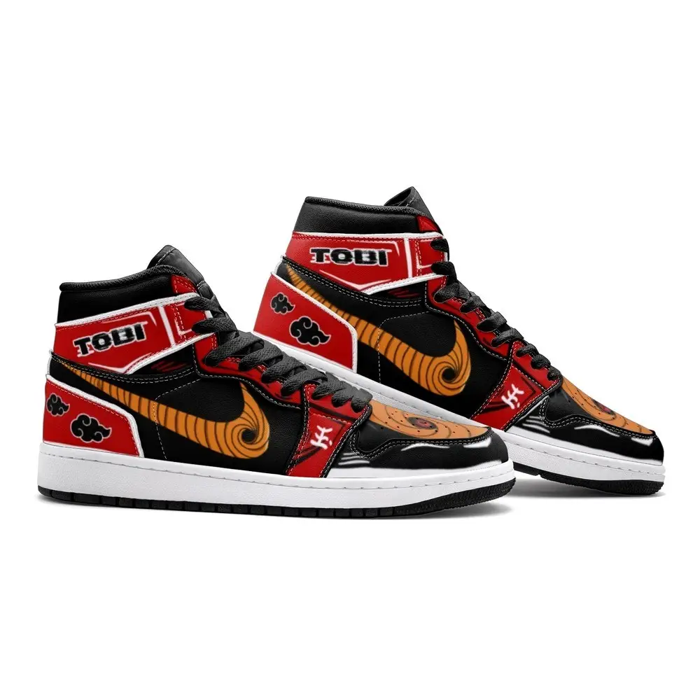 Obito Tobi Clan Red Cloud Ninja J1 High Top Shoes