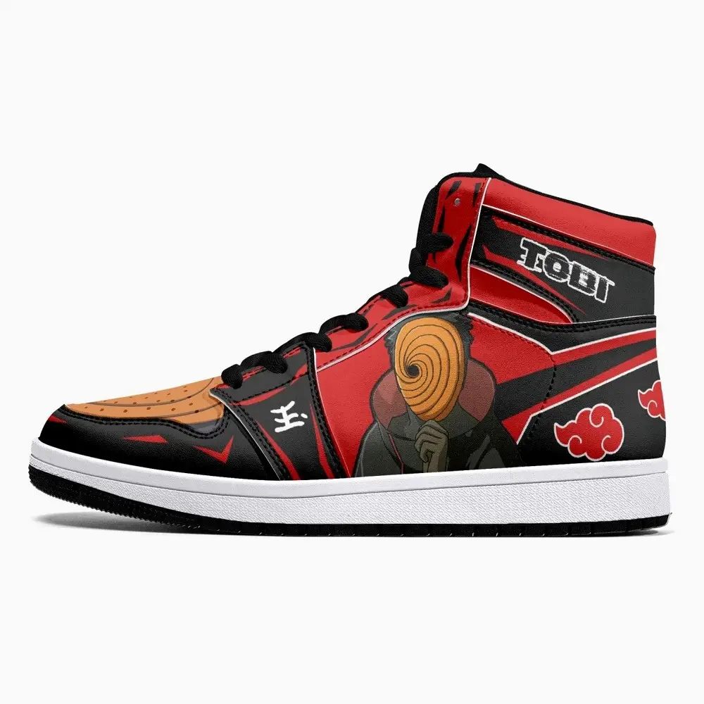Obito Tobi Clan Red Cloud Ninja JD1 High Top Shoes