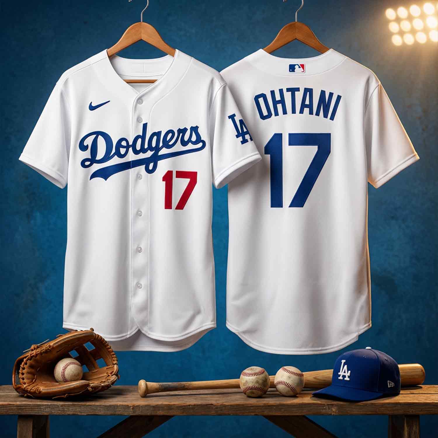 Official Dodgers #17 Ohtani Jersey - Authentic Mlb Fan Gear