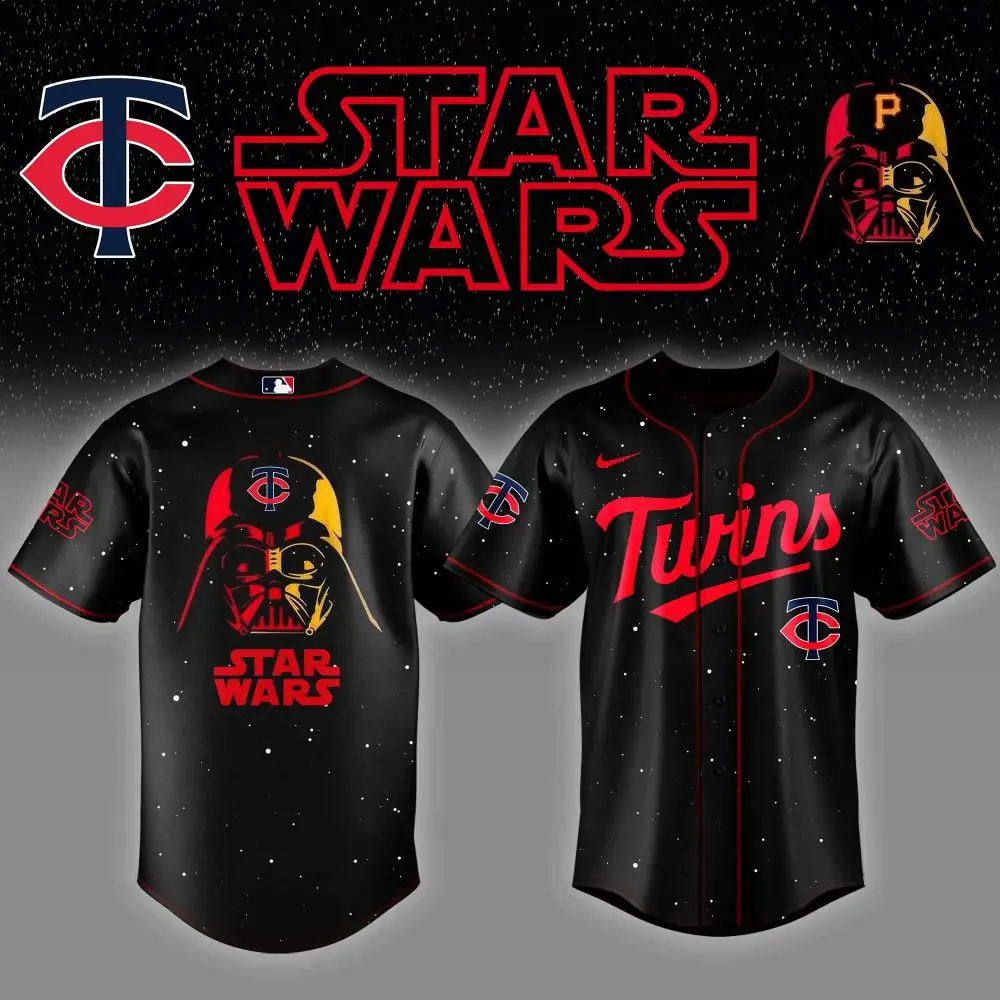 Official Star Wars X Twins Black Jersey - Limited Edition Darth Vader Design, Perfect For Fans & Collectors!