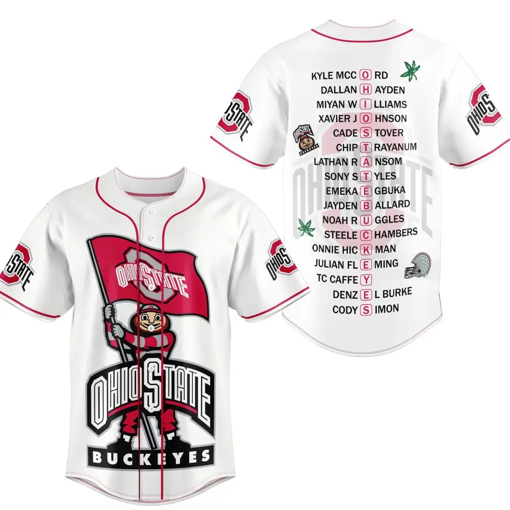 Ohio State Buckeyes Jersey – Custom Fan Apparel With Player Names & Logo Design