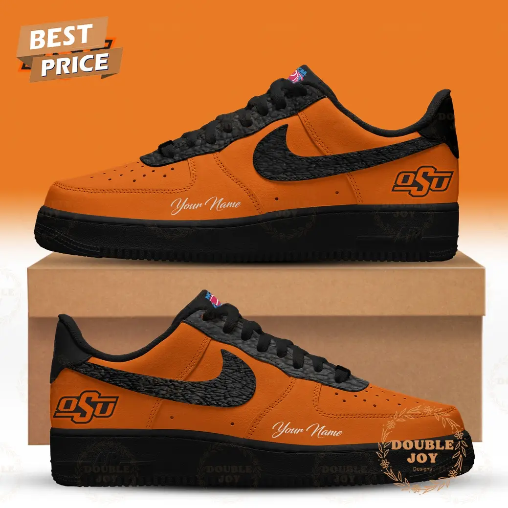 Oklahoma State Cowboys Classic Edition 2026 Custom Name Air Force 1 Sneakers