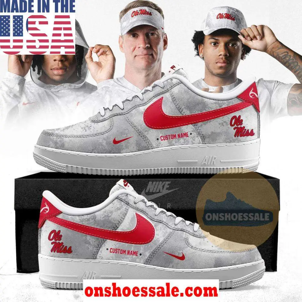 Ole Miss Rebels Realtree Air Force 1 Shoes, Gift For Fans - Best Gift Shoes