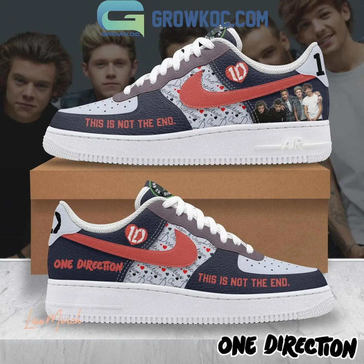One Direction This Is Not The End Air Force 1 Shoes One Direction This Is Not The End Air Force 1 Shoes - Image 1