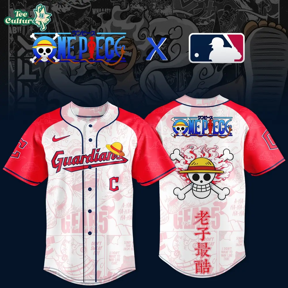 One Piece Anime x Cleveland Guardians 2026 Limited MLB Jersey