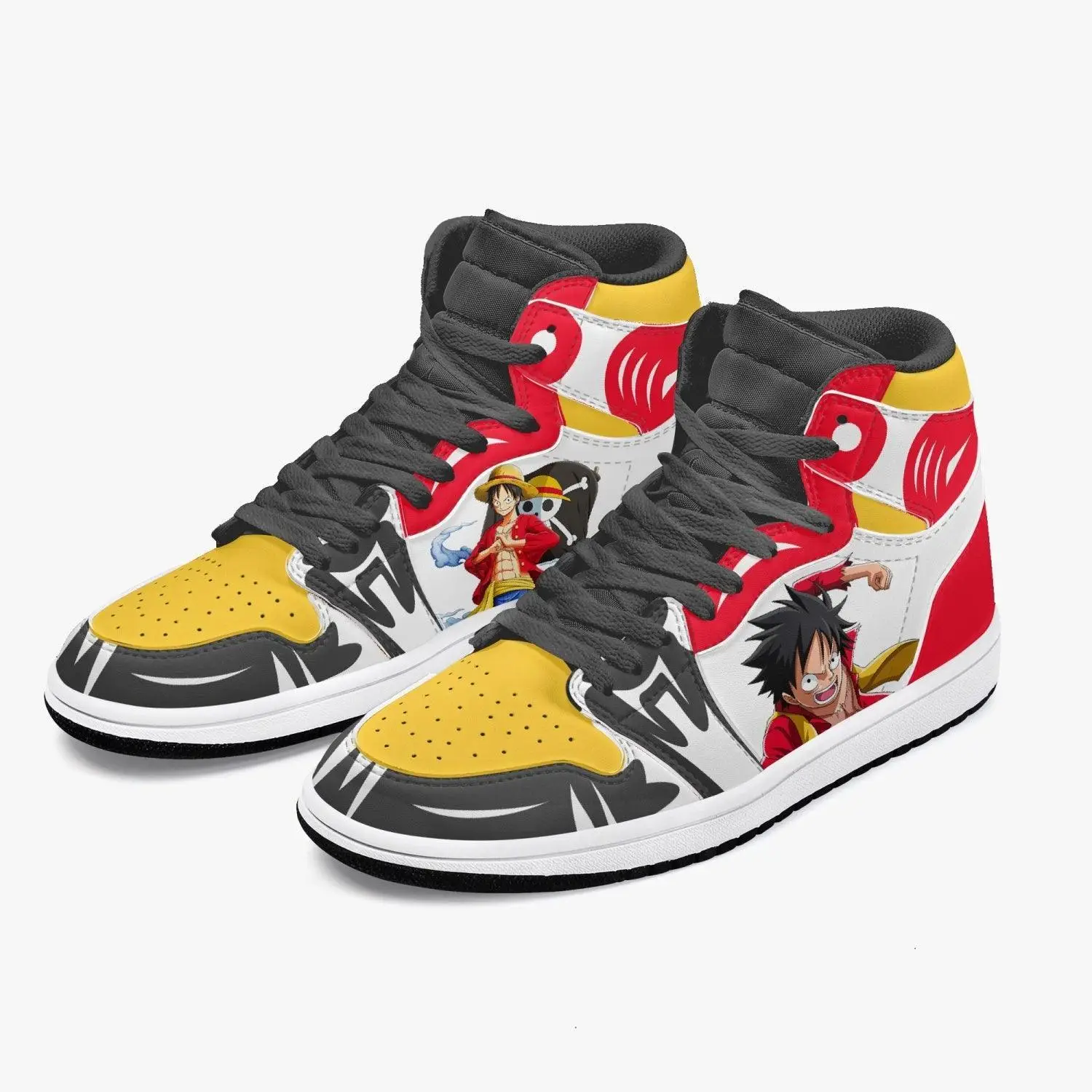 One Piece Luffy AJ1 High Top Shoes