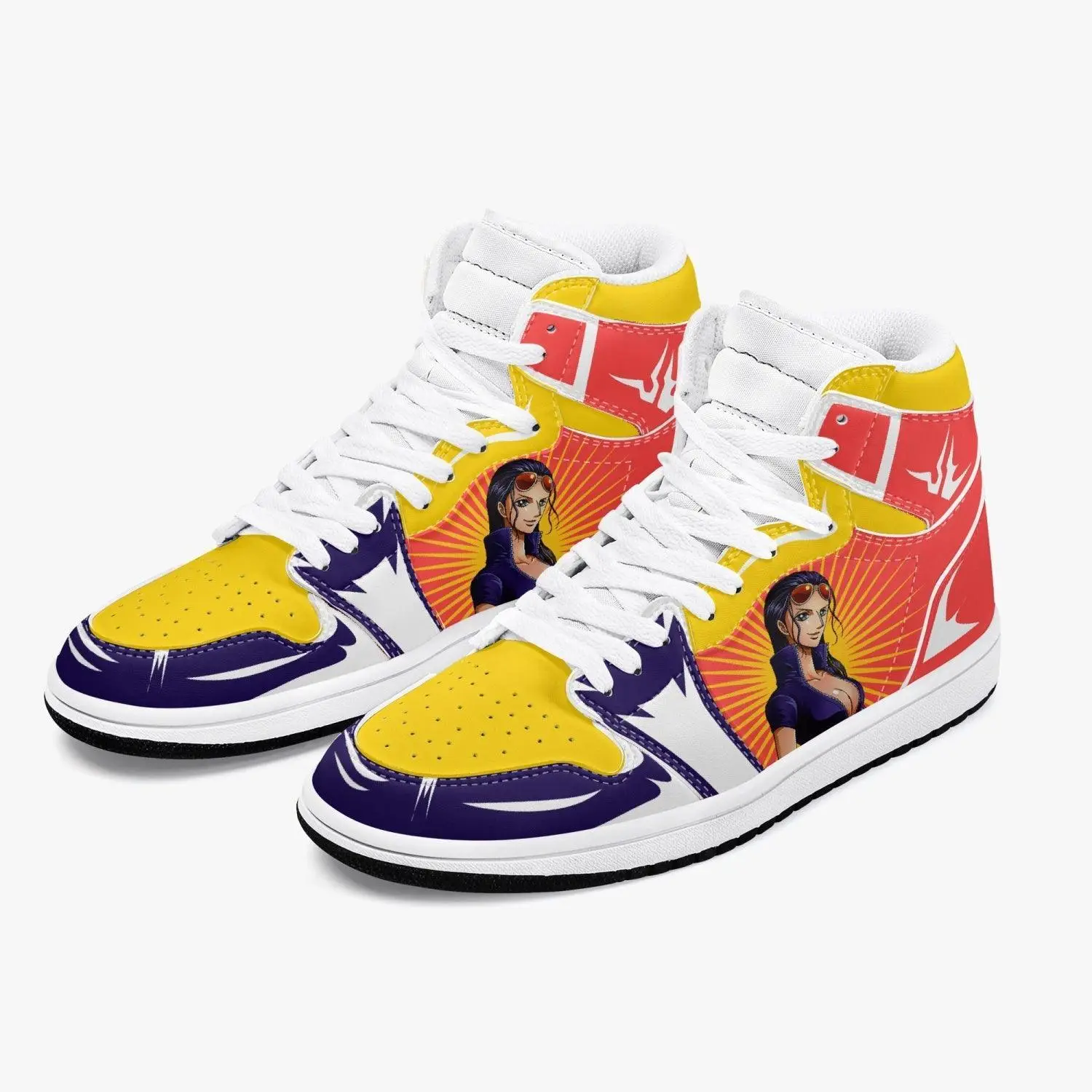 One Piece Nico Robin AJ1 High Top Shoes One Piece Nico Robin AJ1 High Top Shoes - Image 1