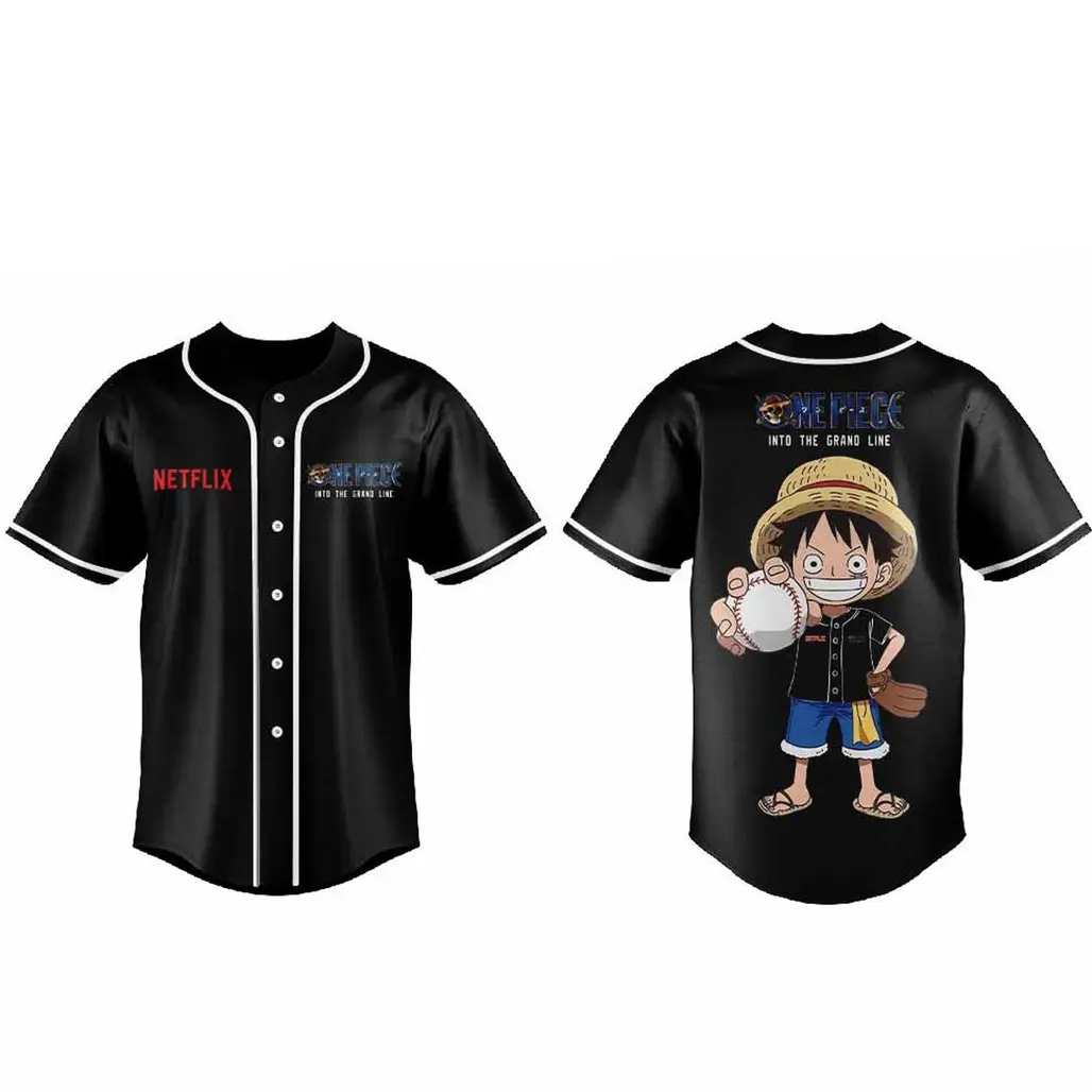 One Piece The Straw Hat Crew 2026 World Baseball Classic Baseball Jersey - Tazila