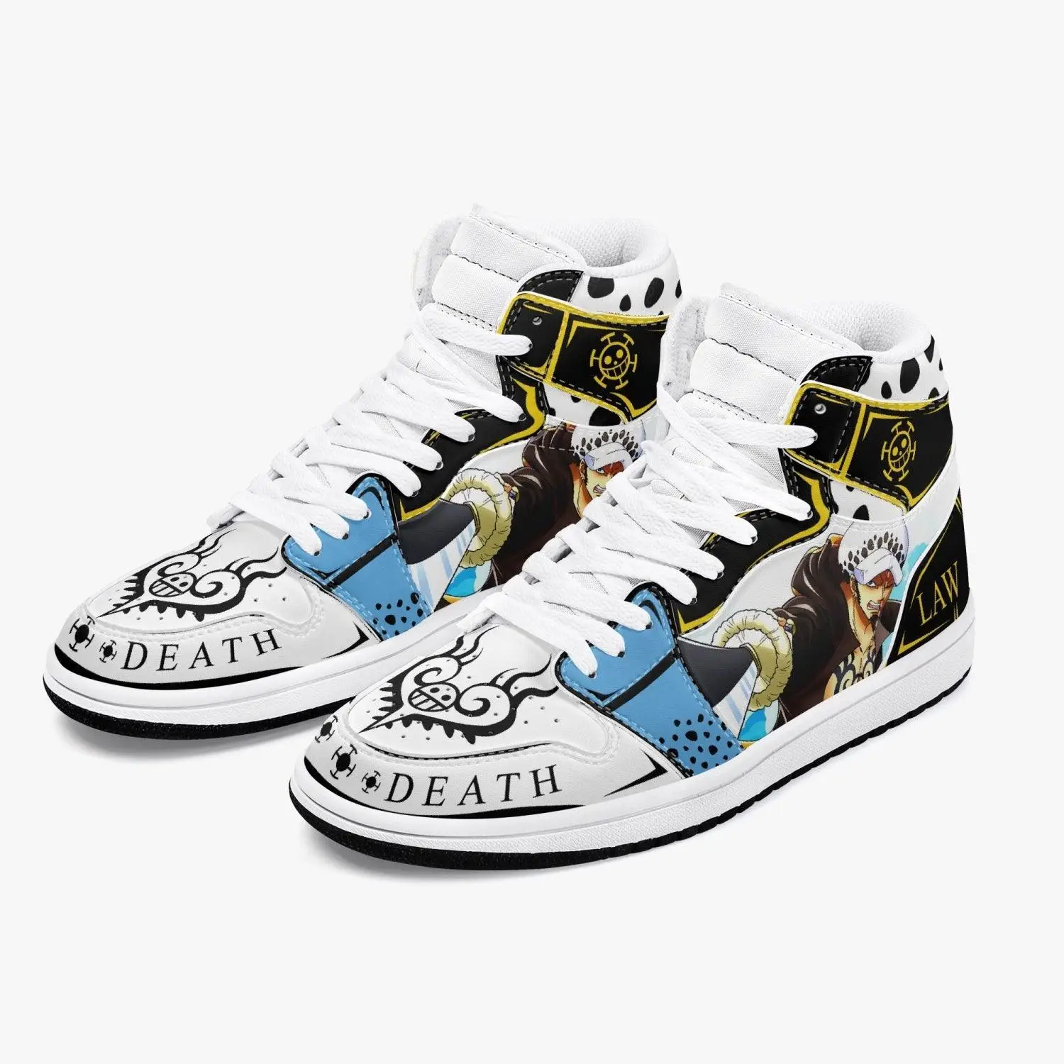 One Piece Trafalgar D. Water Law V2 AJ1 High Top Shoes