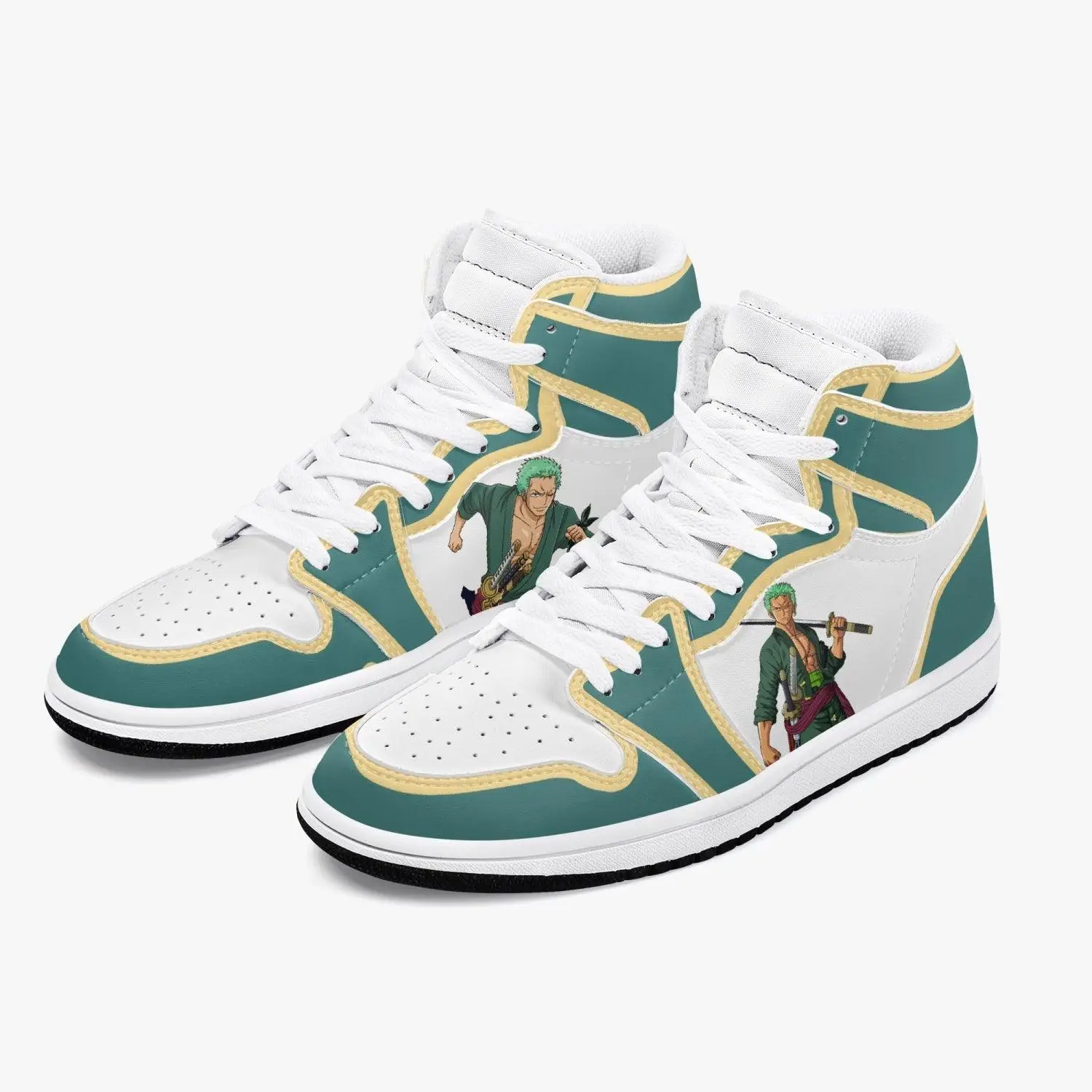 One Piece Zoro AJ1 High Top Shoes