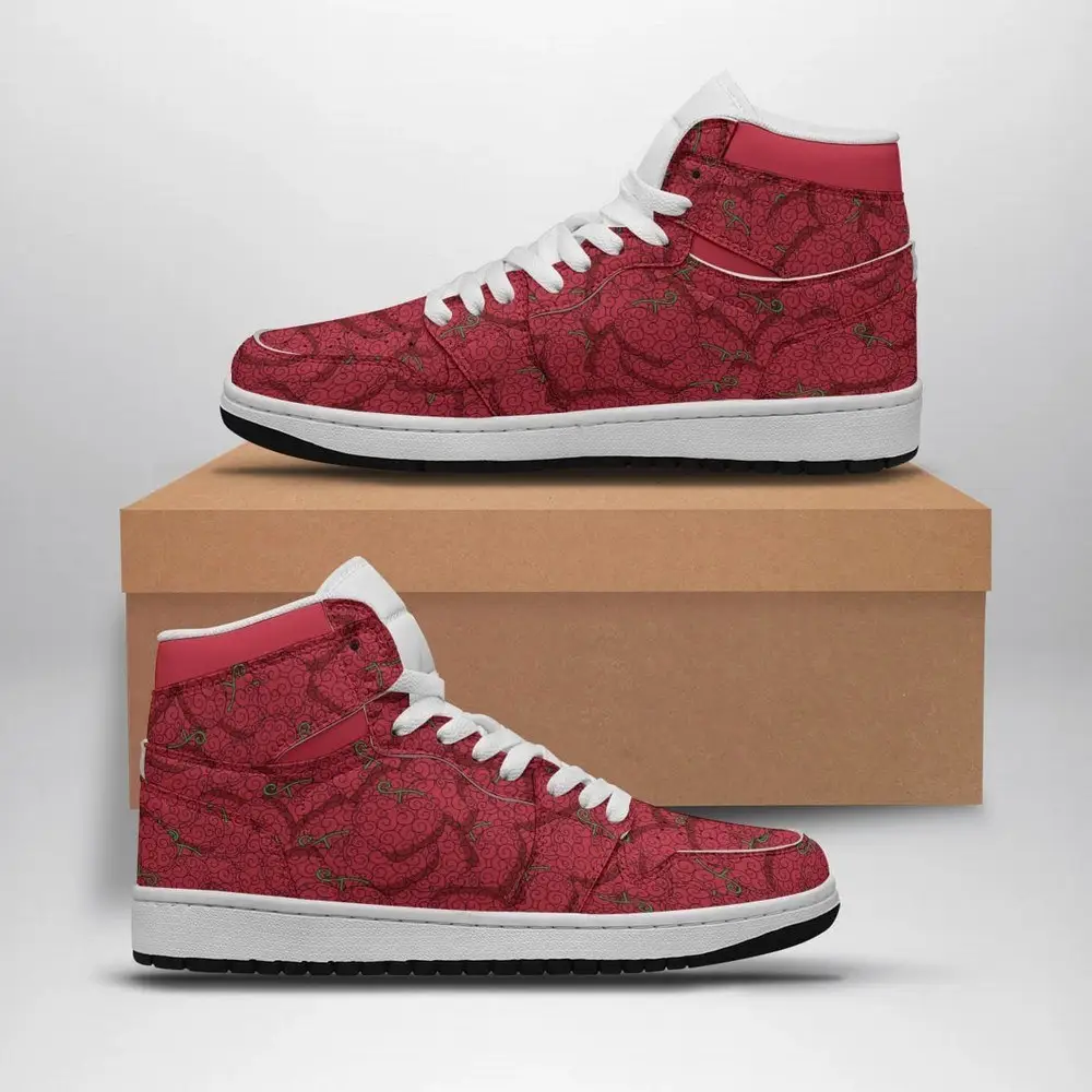Ope Ope No Mi Pattern One Piece AJ1 Shoes
