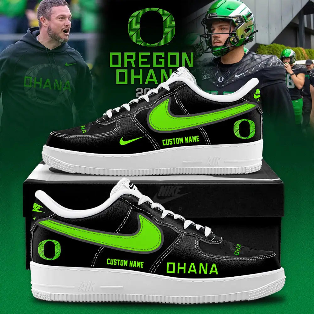 Oregon Ducks Ohana Limited Edition Air Force 1 | MC54