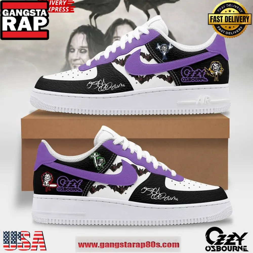 Ozzy Osbourne New Edition Air Force 1 Sneakers Shoes
