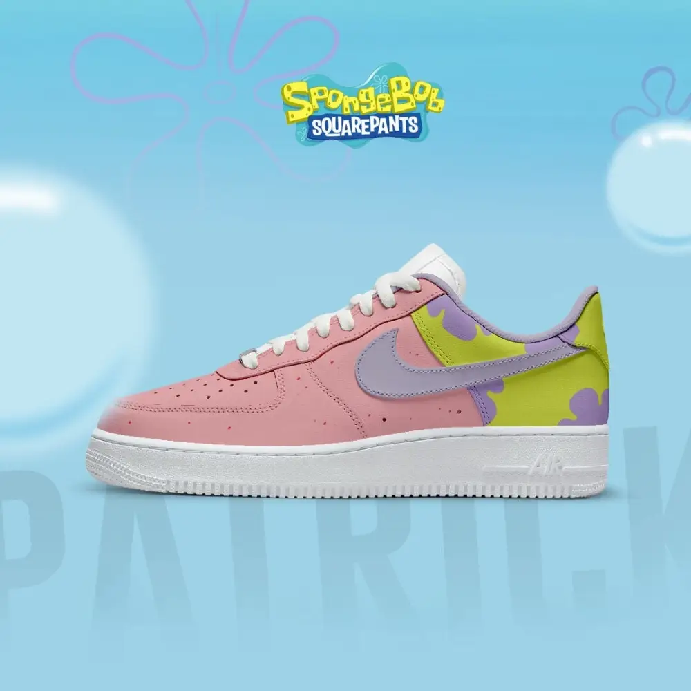 Patrick Star Spongebob Squarepants AF1 Shoes Patrick Star Spongebob Squarepants AF1 Shoes - Image 1
