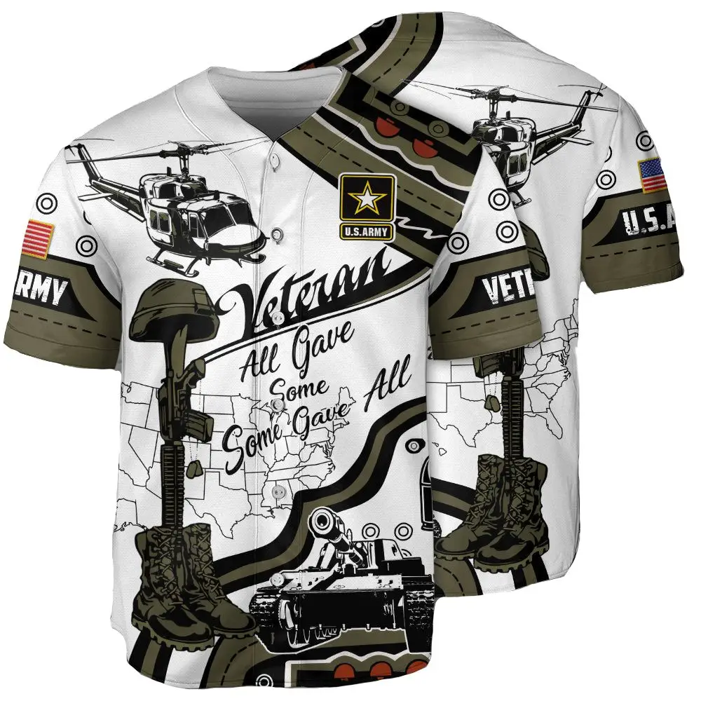 Patriotic U.S. Army Veteran Shirt - Honor & Pride Design , All Gave Some, Some Gave All Tribute Tee