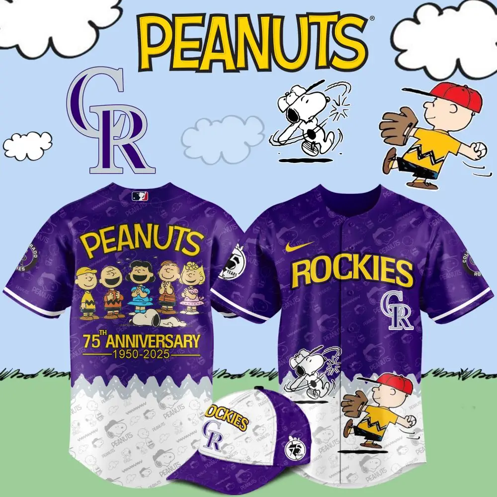 Peanuts 75Th Anniversary Rockies Jersey – Celebrate In Style!